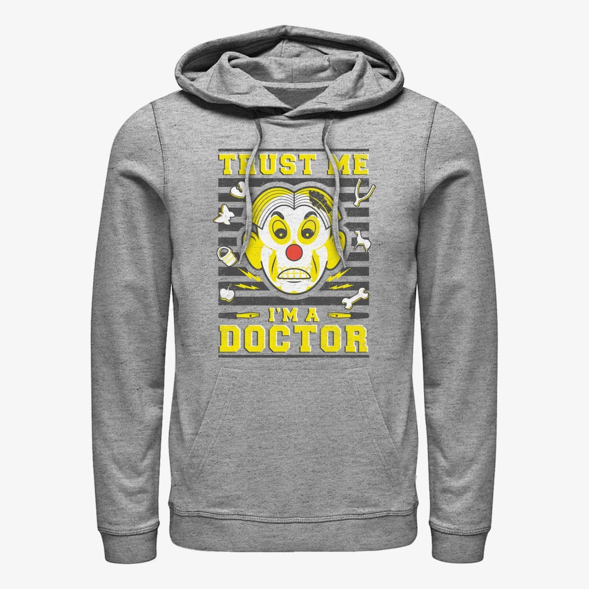 Толстовки та реглани Merch Hasbro Operation - TRUST ME I'M A DOCTOR Unisex Hoodie Heather Grey