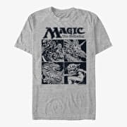 Merch Magic: The Gathering - Four Box Unisex T-Shirt Heather Grey