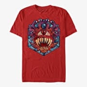 Merch Dungeons & Dragons - Eye of the Beholder Glass Unisex T-Shirt Red