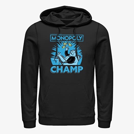 Sweat-shirt Merch Hasbro Monopoly - Monopoly Champ Unisex Hoodie Black