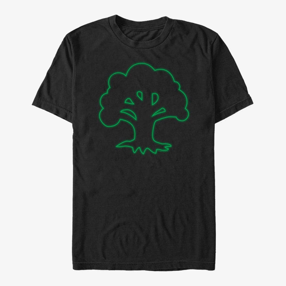 T-shirts Merch Magic: The Gathering - Green Mana Emblem Unisex T-Shirt Black