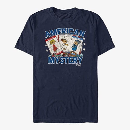 T-shirt Merch Hasbro - American Mystery Unisex T-Shirt Navy Blue