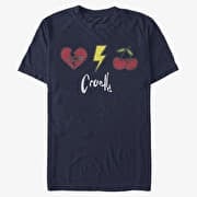 Merch Disney Classics DNCA - Cruella Patches Unisex T-Shirt Navy Blue