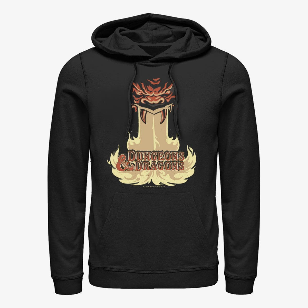 Sudaderas Merch Dungeons & Dragons - Dragons Breath Unisex Hoodie Black