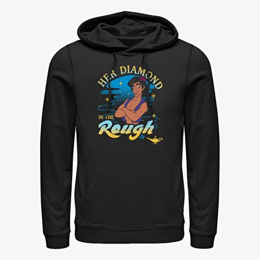 Sweatshirt Merch Disney Classics Aladdin - Diamond In the Rough Unisex Hoodie Black