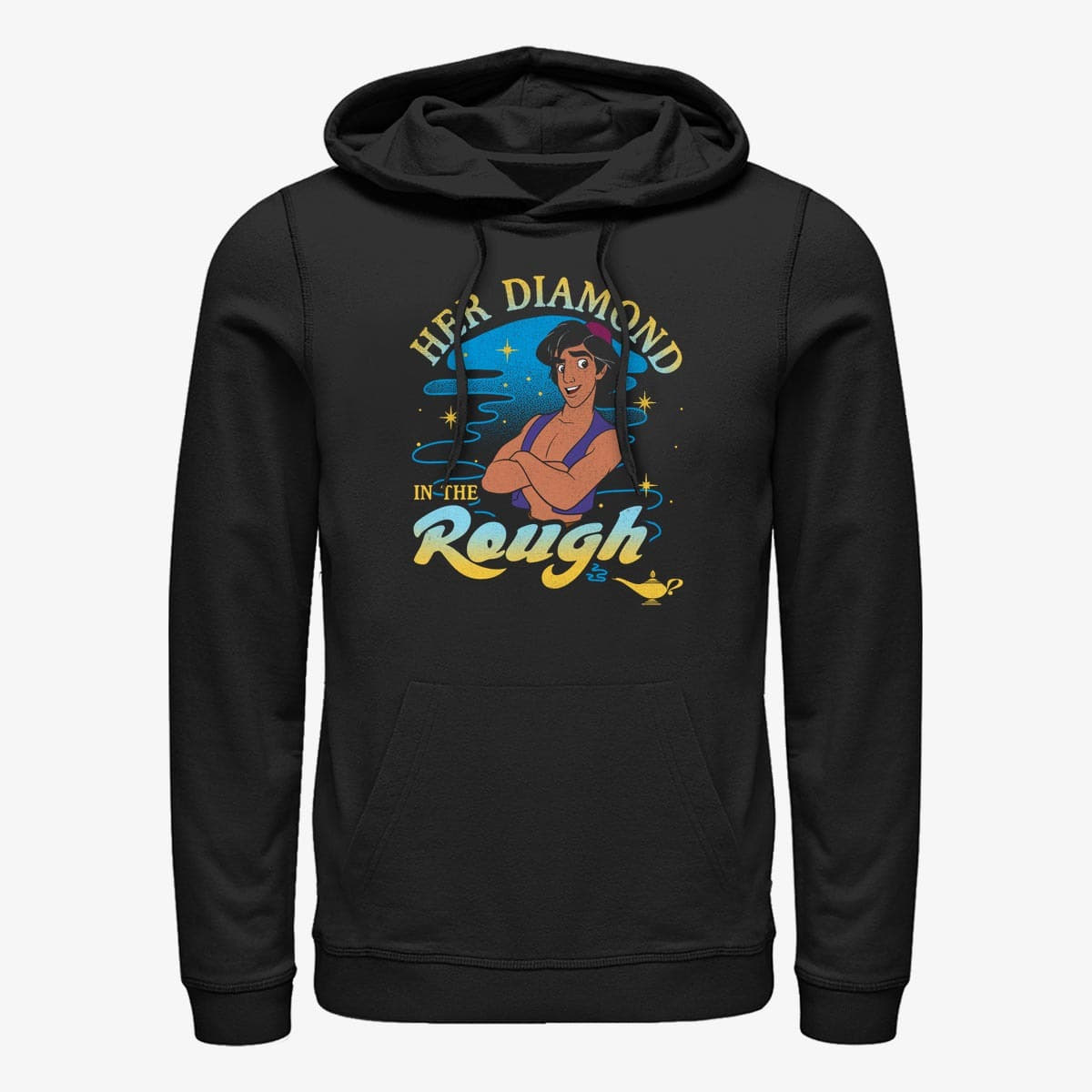Sweatshirts Merch Disney Classics Aladdin - Diamond In the Rough Unisex Hoodie Black