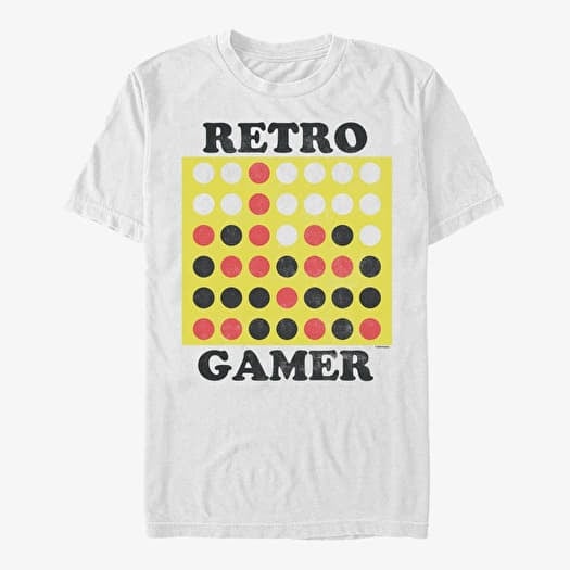 Camiseta Merch Hasbro Vault Connect Four - Retro Gamer Unisex T-Shirt White