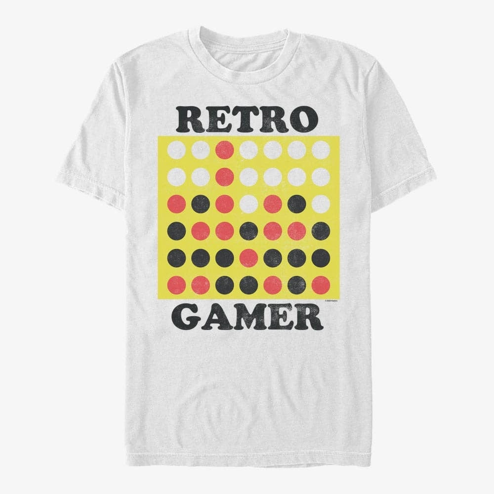 T-shirts Merch Hasbro Vault Connect Four - Retro Gamer Unisex T-Shirt White