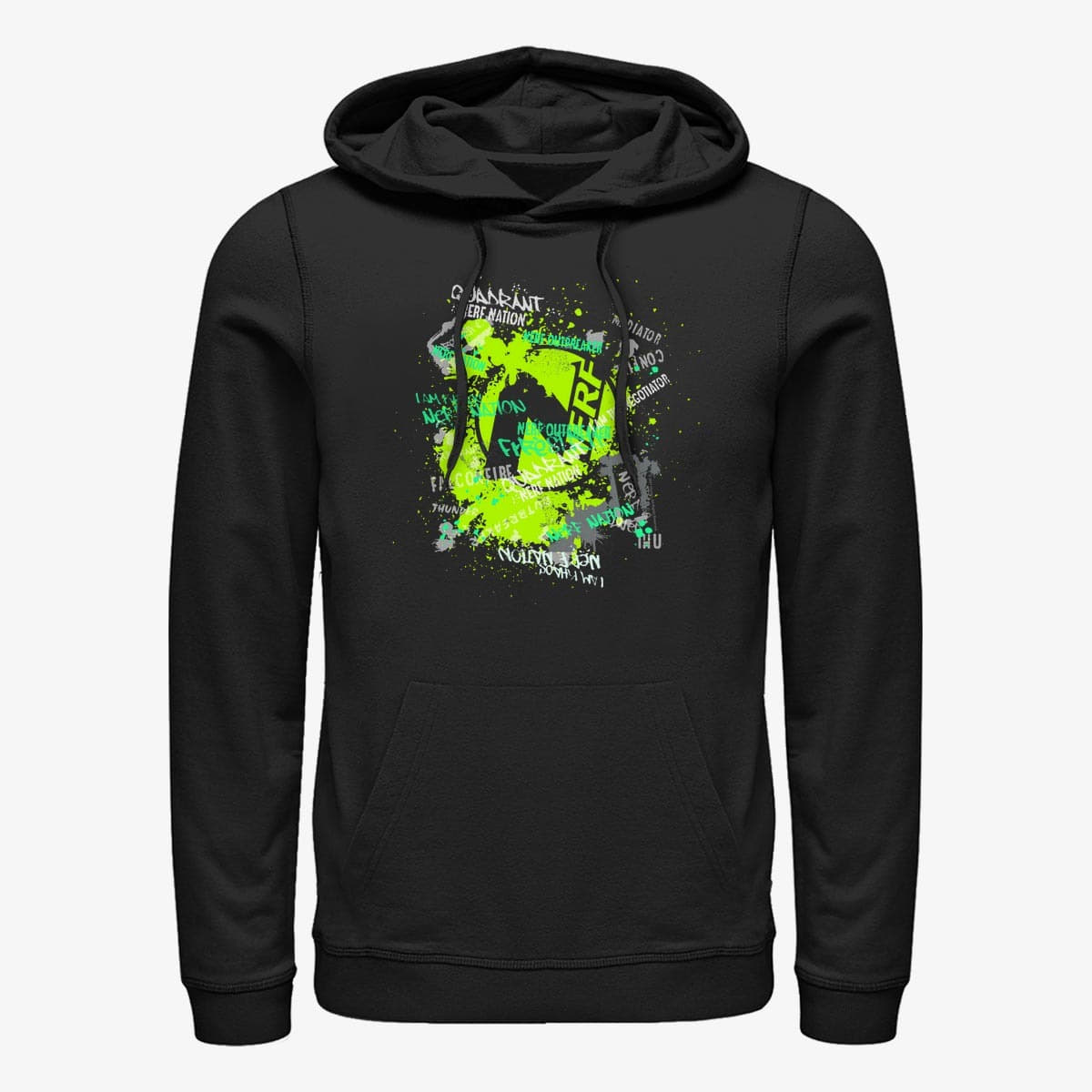 Sweatshirts Merch Hasbro Vault Nerf - Nerf Graffiti Unisex Hoodie Black