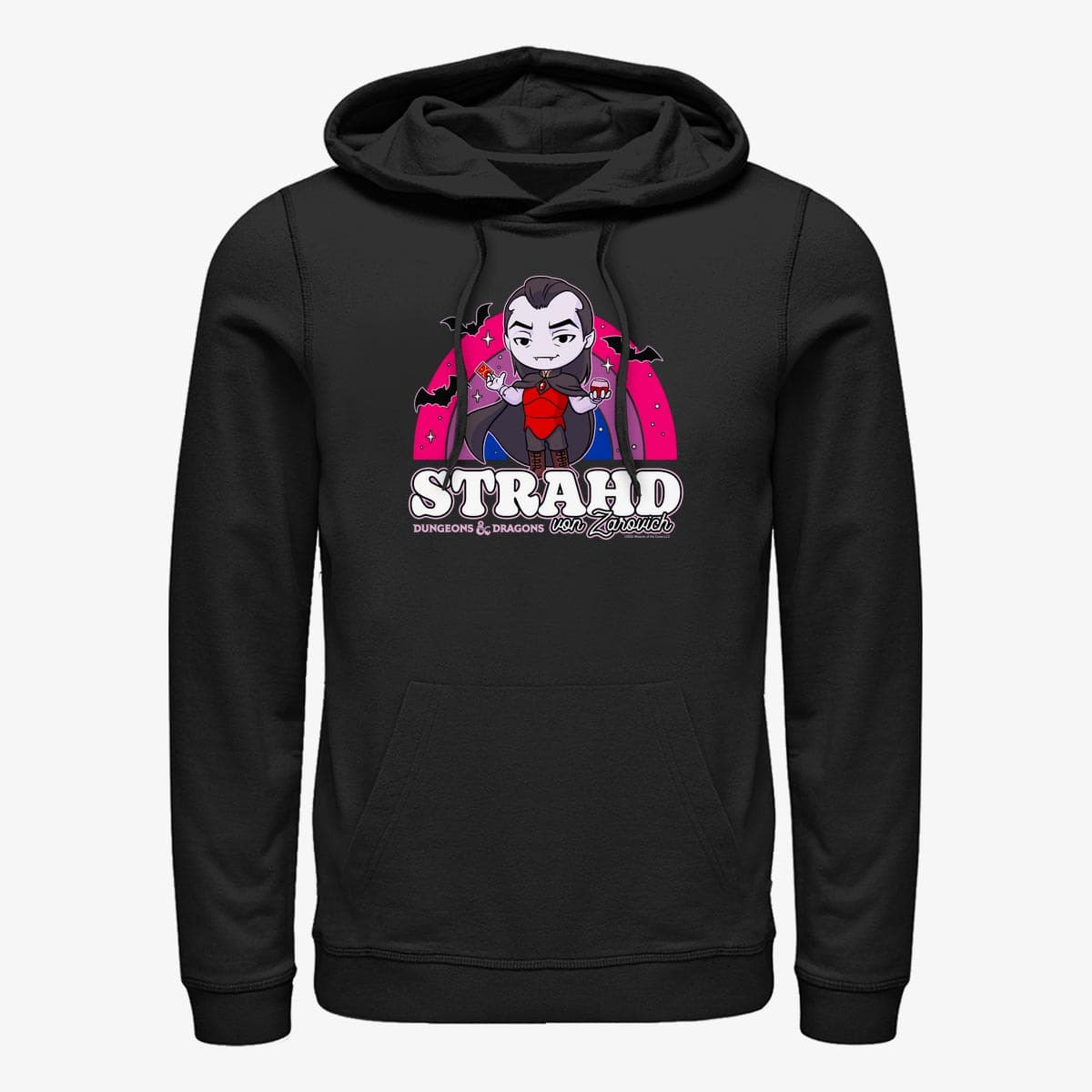 Толстовки та реглани Merch Dungeons & Dragons - Strahd Chibi Unisex Hoodie Black