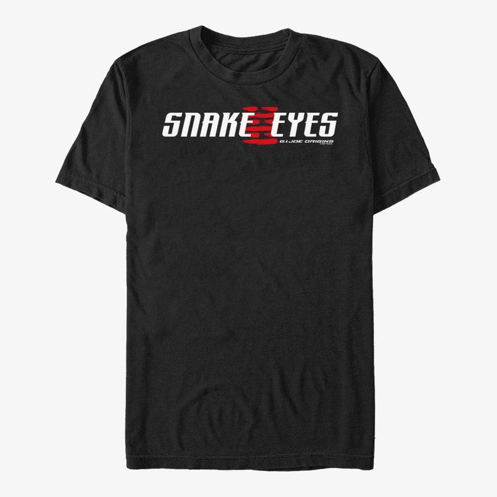Camisetas Merch Hasbro Vault Snake Eyes - Simple Logo Unisex T-Shirt Black