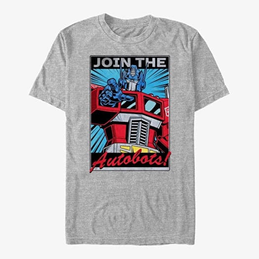 Merch Hasbro Vault Transformers - Join Autobots Unisex T-Shirt Heather Grey