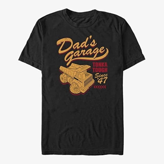 Majica Merch Hasbro Vault Tonka - Dads Garage Unisex T-Shirt Black