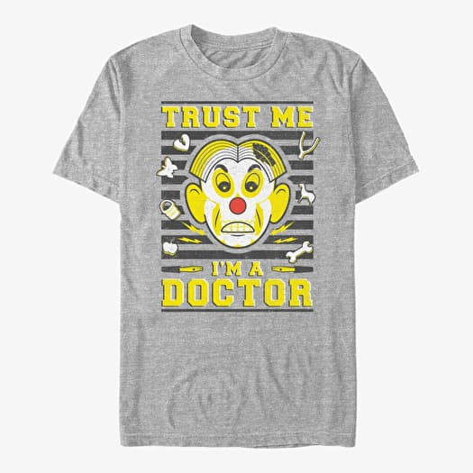 Tričko Merch Hasbro Operation - TRUST ME I'M A DOCTOR Unisex T-Shirt Heather Grey