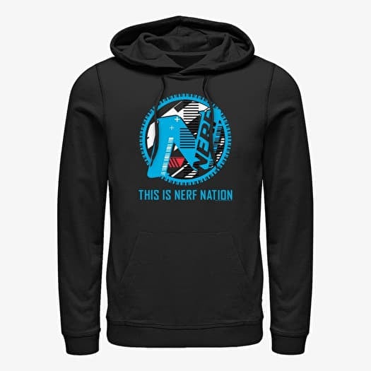 Mikina Merch Hasbro Vault Nerf - Iconic Construct Unisex Hoodie Black