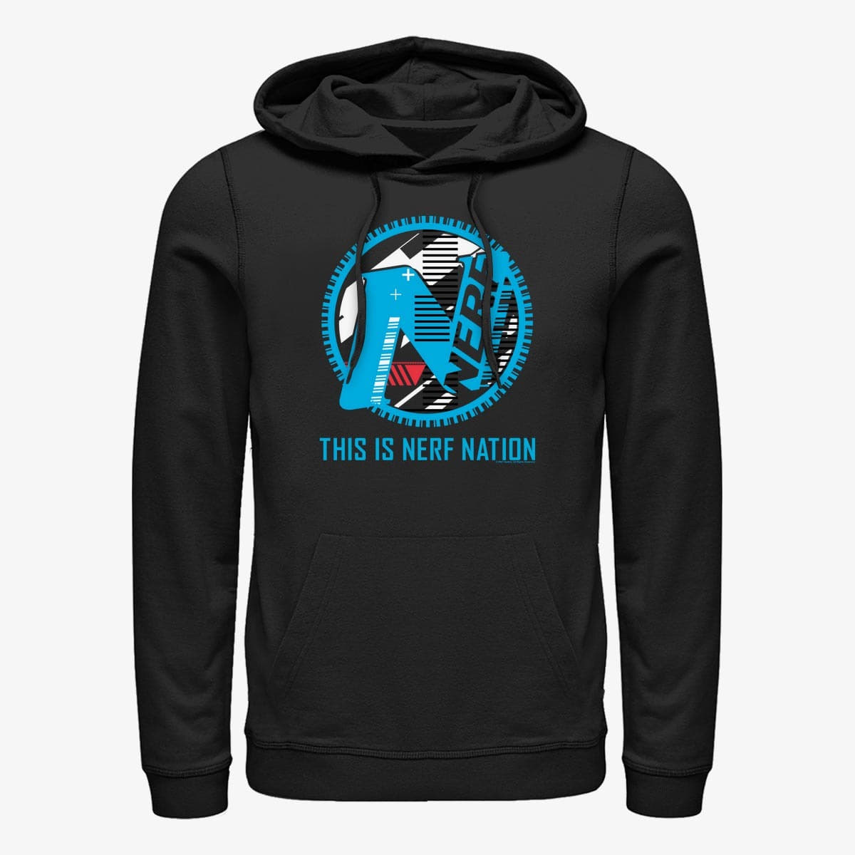 Толстовки та реглани Merch Hasbro Vault Nerf - Iconic Construct Unisex Hoodie Black