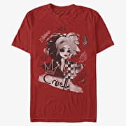 Merch Disney Classics DNCA - ARTSY CRUELLA Unisex T-Shirt Red