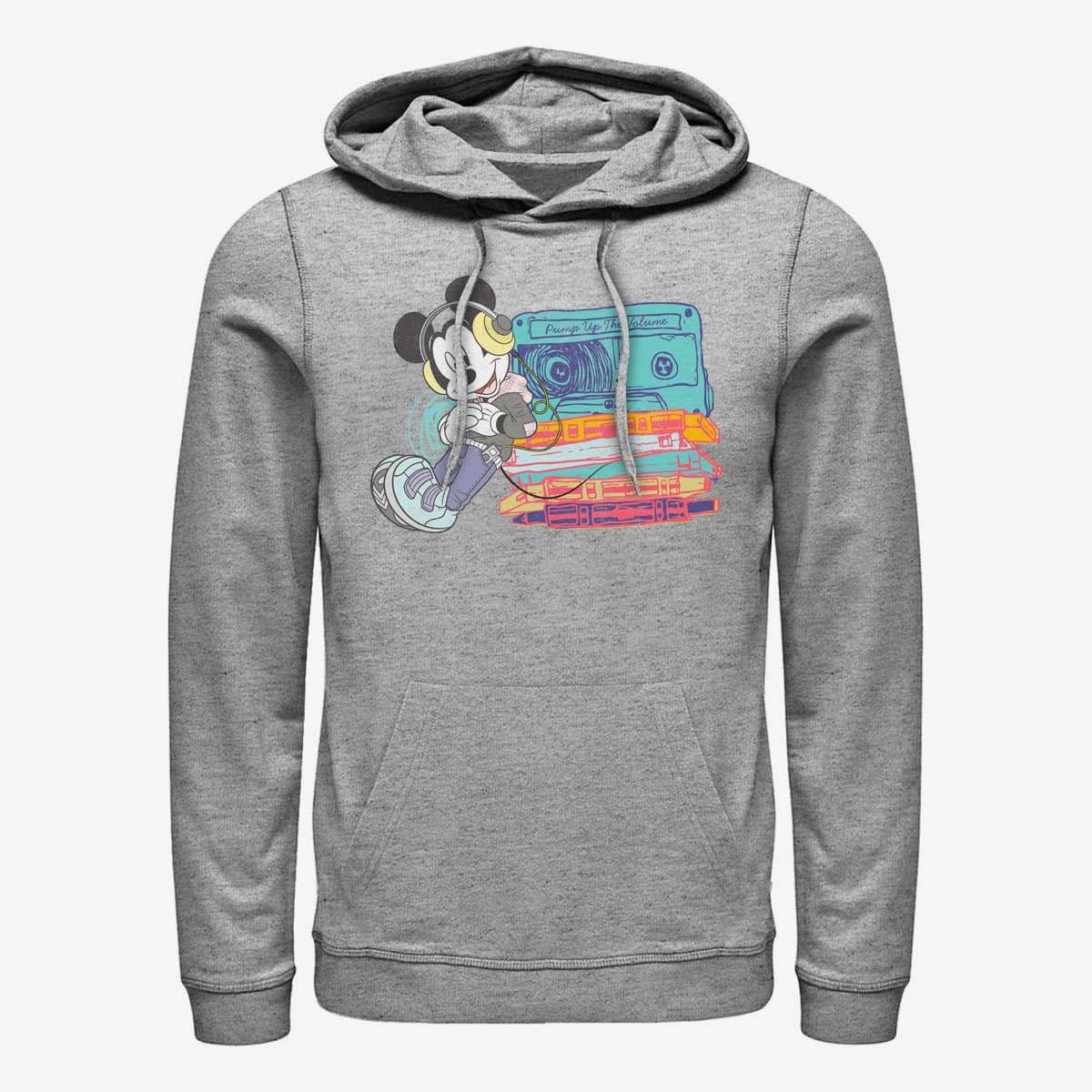 Sweatshirts Merch Disney Classics Mickey Classic - Mickey Tapes Unisex Hoodie Heather Grey