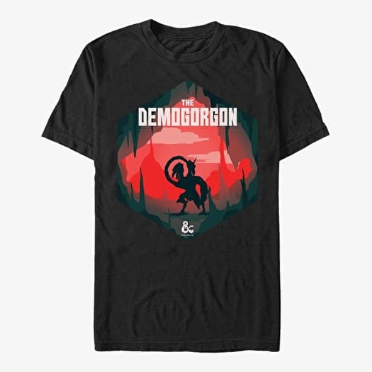 Μπλουζάκι Merch Dungeons & Dragons - The Demogorgan Hexagon Unisex T-Shirt Black