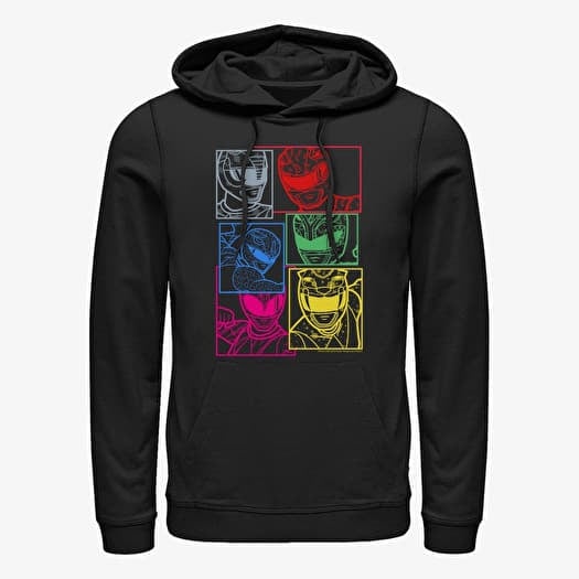 Felpa Merch Hasbro Vault Power Rangers - Street PowerRangers Unisex Hoodie Black