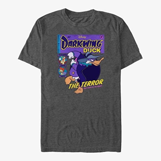 Majica Merch Disney Darkwing Duck - Darkwing Comic Unisex T-Shirt Dark Heather Grey