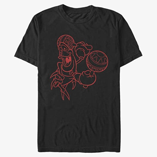 Camiseta Merch Disney The Little Mermaid - Sebeztian Front Unisex T-Shirt Black