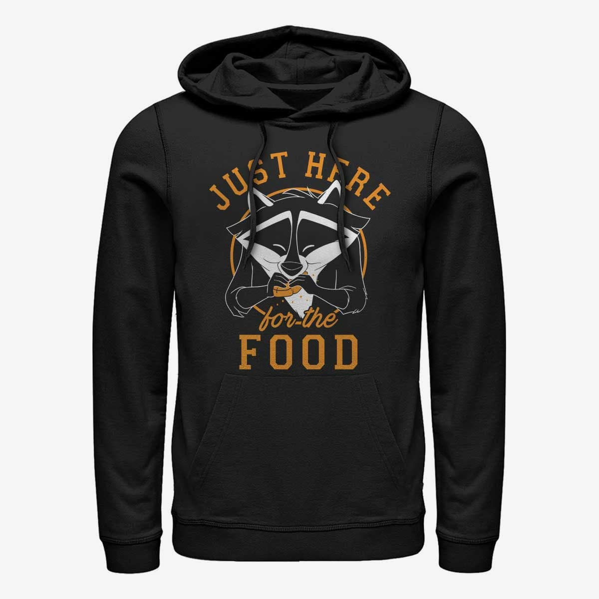 Kapuutsikud ja kampsunid Merch Disney Pocahontas - Meeko Here For Food Unisex Hoodie Black