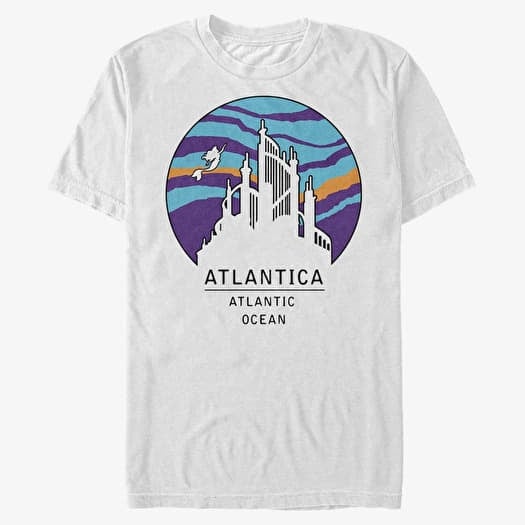 T-shirt Merch Disney The Little Mermaid - Atlantica Unisex T-Shirt White