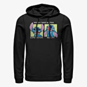 Merch Disney Lilo & Stitch - Stitch Selfie Unisex Hoodie Black