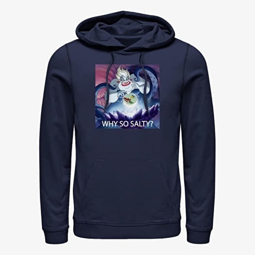 Sweatshirt Merch Disney Villains - Salty Unisex Hoodie Navy Blue