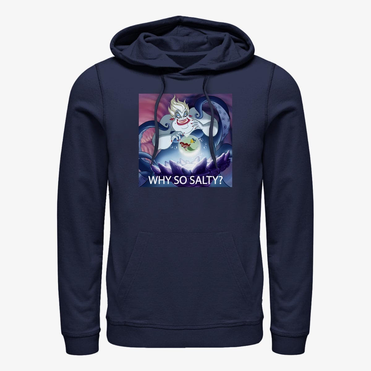 Толстовки та реглани Merch Disney Villains - Salty Unisex Hoodie Navy Blue