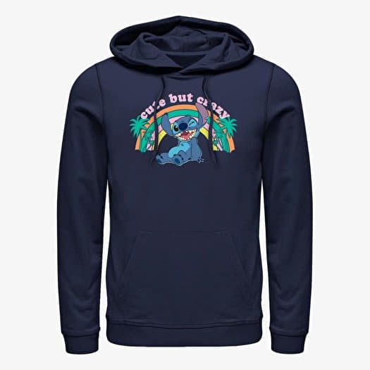 Sweatshirt Merch Disney Lilo & Stitch - Kawaii Stitch Unisex Hoodie Navy Blue