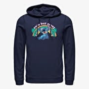 Merch Disney Lilo & Stitch - Kawaii Stitch Unisex Hoodie Navy Blue