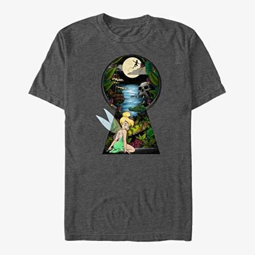 T-shirt Merch Disney Peter Pan - KEYHOLE Unisex T-Shirt Dark Heather Grey