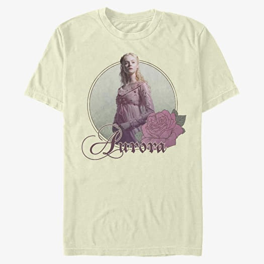 T-shirt Merch Disney Maleficent: Mistress Of Evil - Aurora Circle Unisex T-Shirt Natural