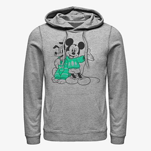 Majica Merch Disney Mickey Classic - Sweater Pals Unisex Hoodie Heather Grey