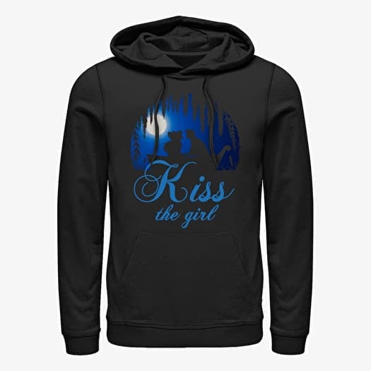 Sweatshirt Merch Disney The Little Mermaid - Kiss The Girl Vignette Unisex Hoodie Black