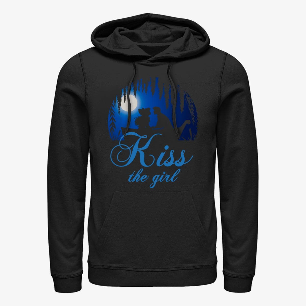 Felpe Merch Disney The Little Mermaid - Kiss The Girl Vignette Unisex Hoodie Black