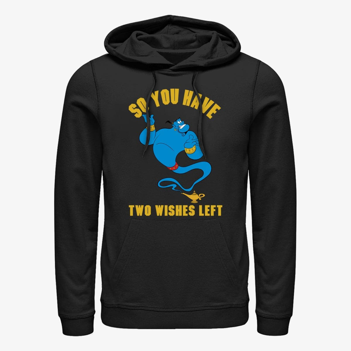 Sweatshirts Merch Disney Aladdin - Two Wishes Unisex Hoodie Black