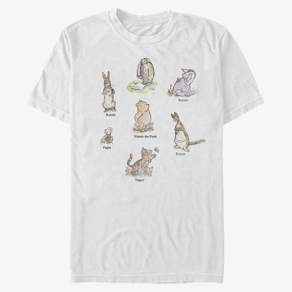 T-Shirts Merch Disney Winnie the Pooh - Winnie Poster Unisex T-Shirt White