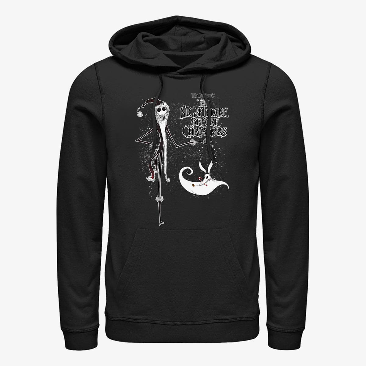 Kapuutsikud ja kampsunid Merch Disney Nightmare Before Christmas - CHRISTMAS ZERO-1 Unisex Hoodie Black