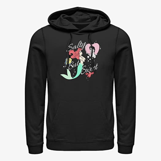 Majica Merch Disney The Little Mermaid - Salty But Sweet Unisex Hoodie Black