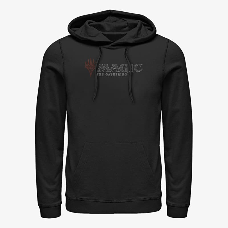 Mikina Merch Magic: The Gathering - Magic The Gathering Modern Logo Unisex Hoodie Black