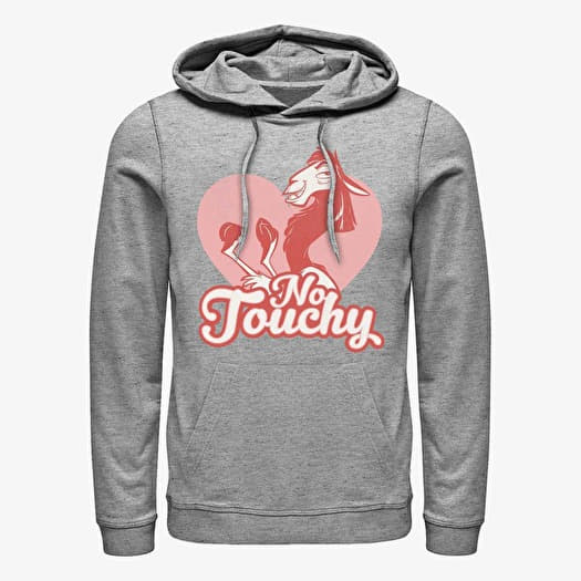 Sweatshirt Merch Disney Emperor's New Groove - No Love Unisex Hoodie Heather Grey