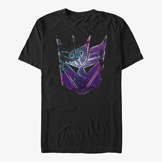 Póló Merch Hasbro Vault Transformers - Decepticon Face Badge Unisex T-Shirt Black
