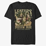 Merch Disney Classics A Goofy Movie - Lesters Possum Park Unisex T-Shirt Black