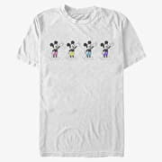 Merch Disney Classic Mickey - Neon Pants Unisex T-Shirt White