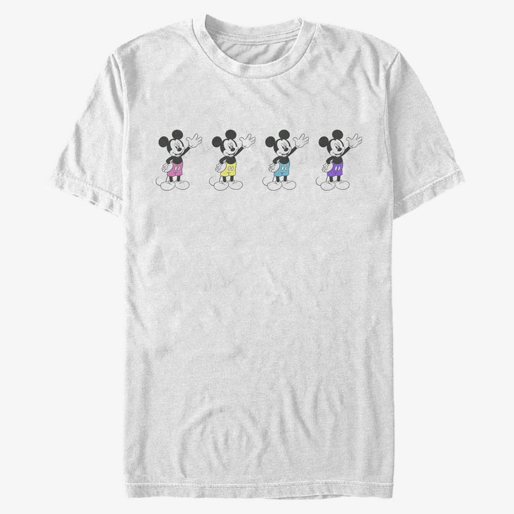 T-shirts Merch Disney Classic Mickey - Neon Pants Unisex T-Shirt White