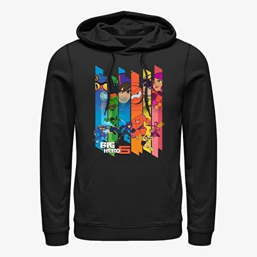 Mikina Merch Disney Big Hero 6 Movie - Curtains Unisex Hoodie Black