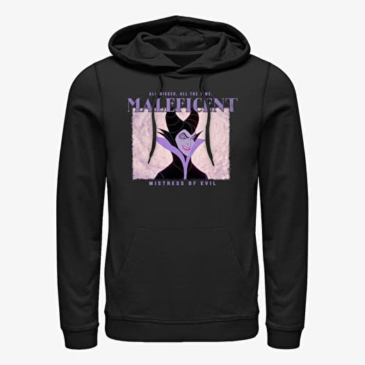 Sweat-shirt Merch Disney Villains - Maleficent Square Unisex Hoodie Black
